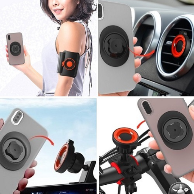 Telefono laikiklio adapteris universalus