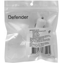 DEFENDER Įtampos keitiklis 12/24V -> 2x5V/1A (USB), ECA-02