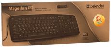 DEFENDER Slim keyboard, Magellan US/RUS, USB, KS920BU