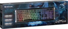 DEFENDER Wired gaming keyboard Chimera GK-280DL RU,RGB,9 modes, 45280