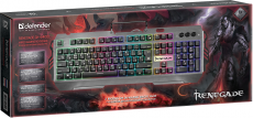 DEFENDER Wired gaming keyboard Renegade GK-640DL, 45640