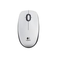 Logitech B100 Optical USB Mouse, White, 910-003360