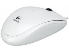 Logitech B100 Optical USB Mouse, White, 910-003360