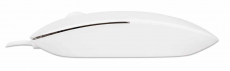 MANHATTAN Silhouette Optical Mouse, 3 buttons + scroll, 1000dpi, USB, white, 177627