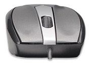 MANHATTAN MO1 Mini mouse, USB, three Buttons with Scroll Wheel, 1000 dpi, Grey 177962
