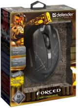 DEFENDER Wired gaming mouse Forced GM-020L, 5 buttons 3200dpi, black, 52020