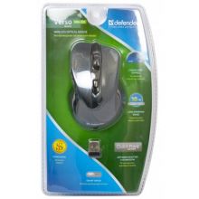 DEFENDER "Verso MM-395 Nano Iron Grey" Wireless optical mouse, 4 buttons + 1 scroll, 1000/1600dpi, USB, VERSOMM-39