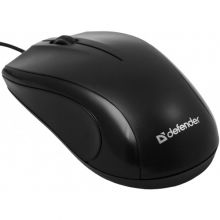DEFENDER Mouse, black, optical, PS/2, Optimum MB-150, 4714033521505