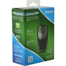 DEFENDER Mouse, black, optical, PS/2, Optimum MB-150, 4714033521505