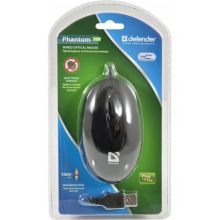 DEFENDER "PHANTOM" mouse, black, optical, USB, PH320B 52818