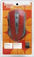 DEFENDER  Wireless optical mouse Defender Accura MM-965 red, 6 buttons, 800-1600dpi, 52966