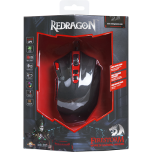 Redragon Wired gaming mouse Firestorm, USB, 19 buttons, up to 16400 dpi, 70244