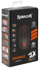 Redragon Wired gaming mouse M702 Phoenix Gaming Mouse, LED Backlit, 4000 DPI, Weight Tuning Set,9 Buttons, DS-PHOENIX, 70336