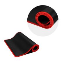 PTC Gaming mouse pad 300x240x3mm, black/ red stitching