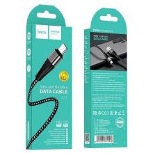 PTC HOCO Cable USB 2.0 A Male to Type-C Male, Black, braided, 1.0m, X57