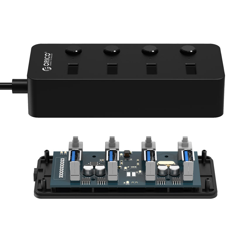 Šakotuvas ORICO USB W9PH4-U3-V1-BK-PRO