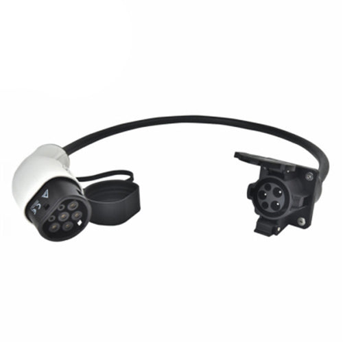 Elektromobilio įkrovimo kabelio adapteris Type2 (Female) - Type1