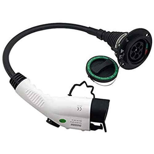 Elektromobilio įkrovimo kabelio adapteris Type2 (Female) - Type1 (Female)