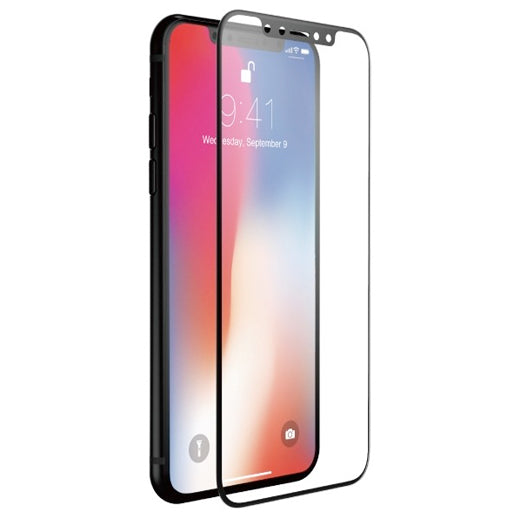 Apsauginis stiklas APPLE iPhone X (3D, juodas)