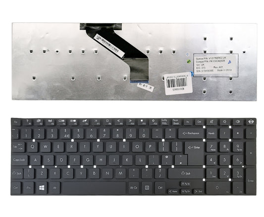 Klaviatūra Packard Bell LG71, TG71, LV11, LV44, LS11, TS44 (UK)