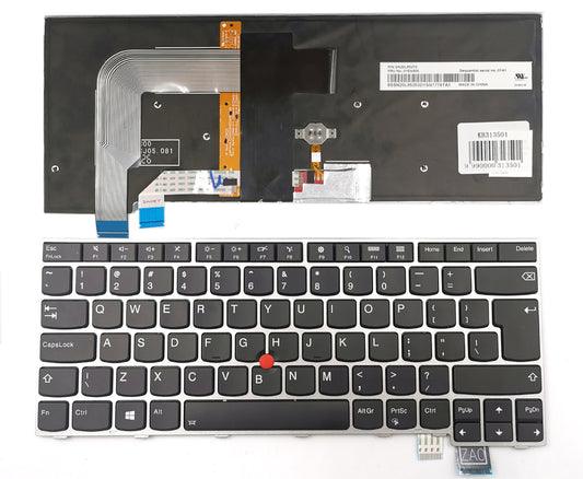 Klaviatūra Lenovo: ThinkPad T460, T460P, T460S su pašvietimu