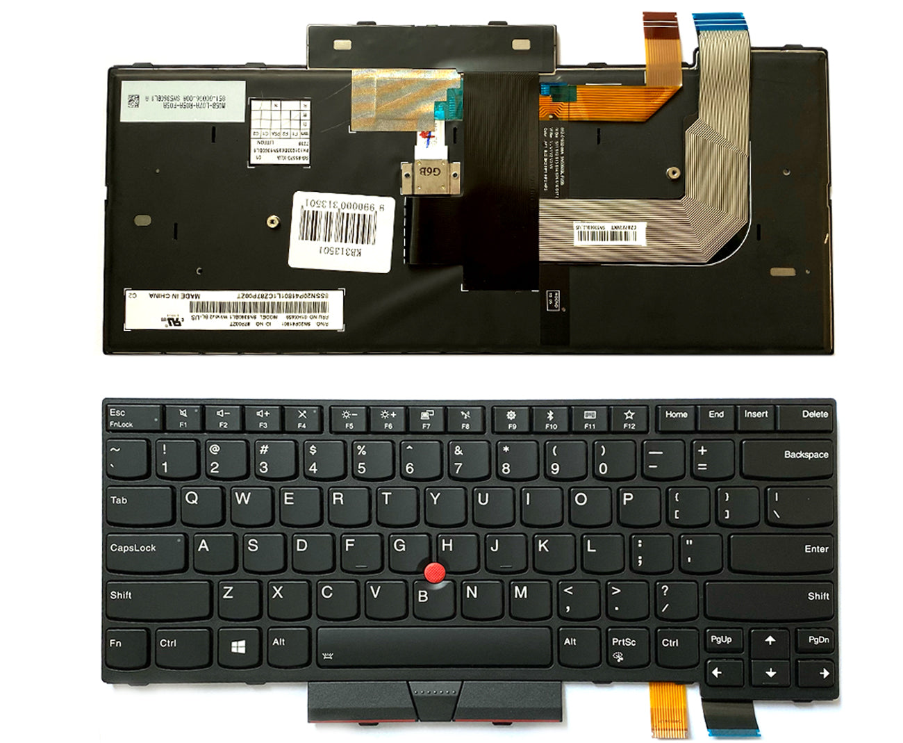 Klaviatūra Lenovo: ThinkPad T470, T470P, T480