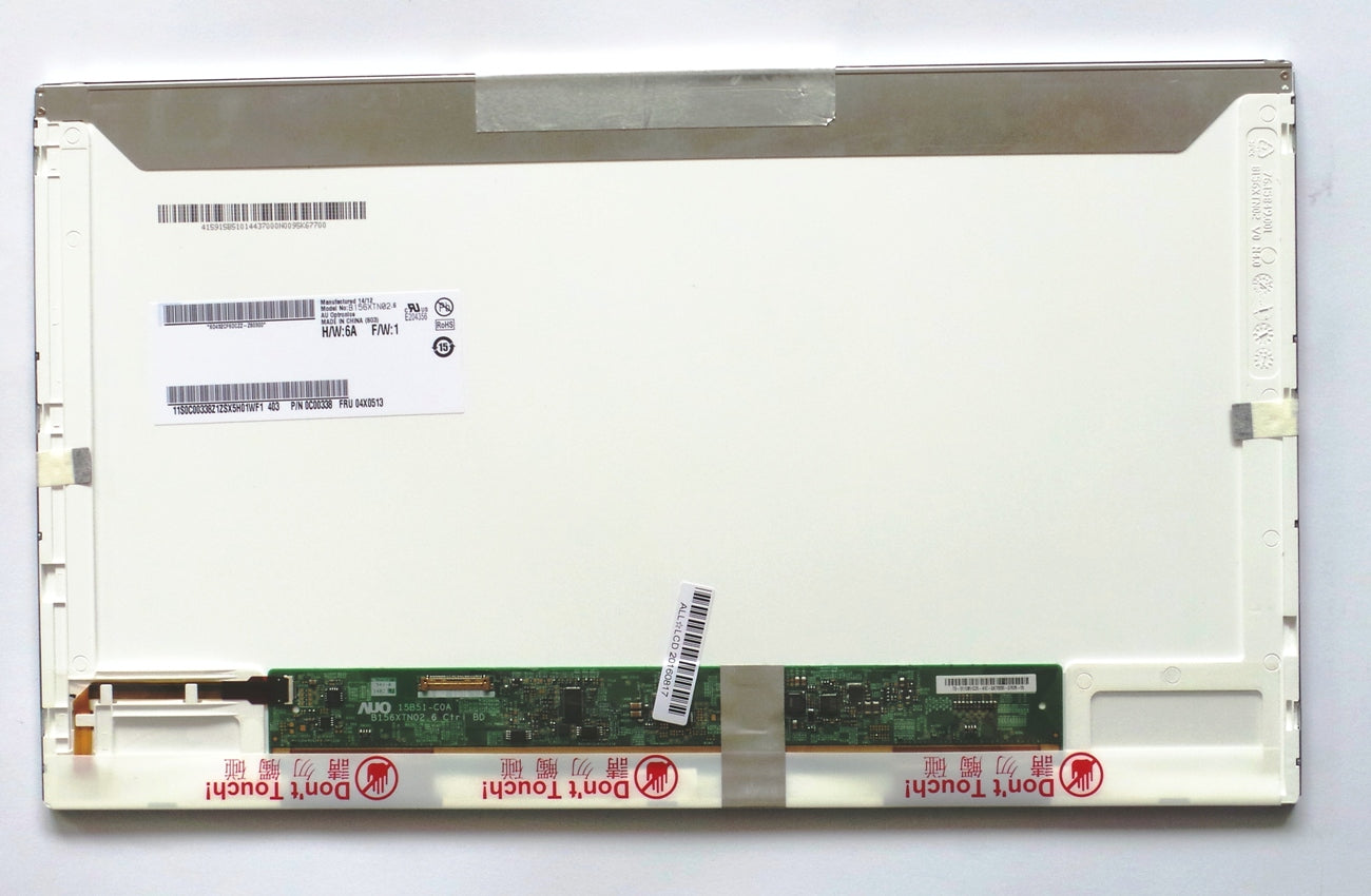 Matrica 15.6" 1366x768 HD, LED, matinis, 30pin (kairėje), EDP, A+