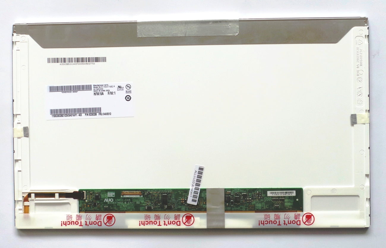 Matrica 15.6" 1366x768 HD, LED, blizgus, 30pin (kairėje), EDP, A+