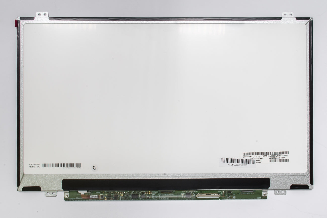 Matrica 14.0" 1366x768 HD, LED, SLIM, matinis, 40pin (dešinėje), A+
