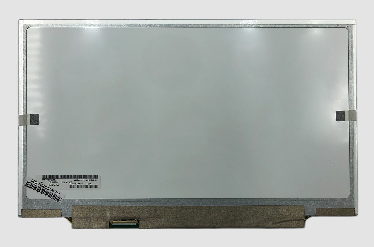 Matrica 14.0“ 1600x900 HD+, SLIM, matinis, 40pin (kairė), A+