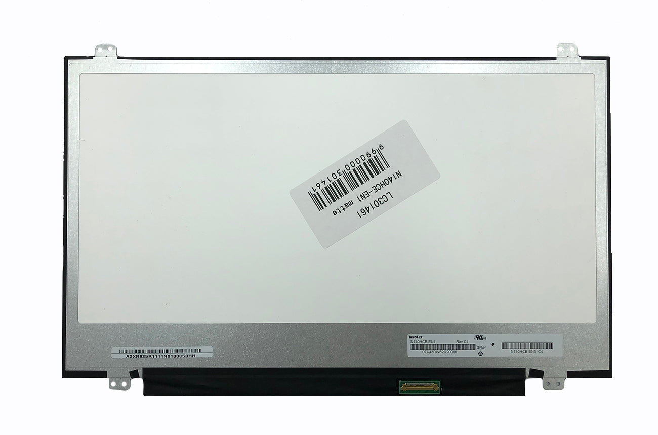 Matrica 14.0“ 1920x1080 FHD, SLIM, matinė, 30pin (dešinėje), IPS, A+ (plotis: 31,54 cm)