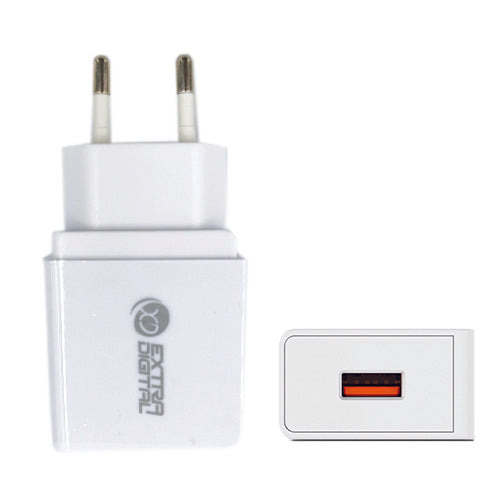 Kroviklis USB: 220V, 18W, QC3.0