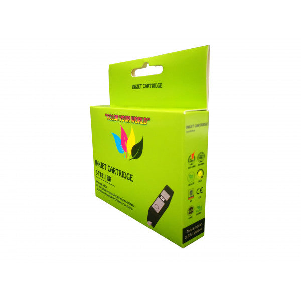 Analoginė kasetė Epson T18 XL (T1811) BK Green box