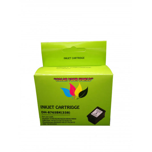 Analoginė kasetė HP 338 (C8765) BK Green box