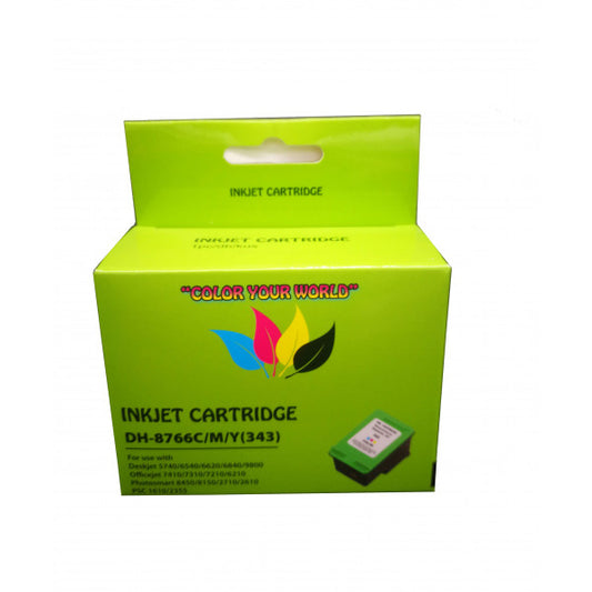 Analoginė HP 343 (C8766EE) C/M/Y Green box