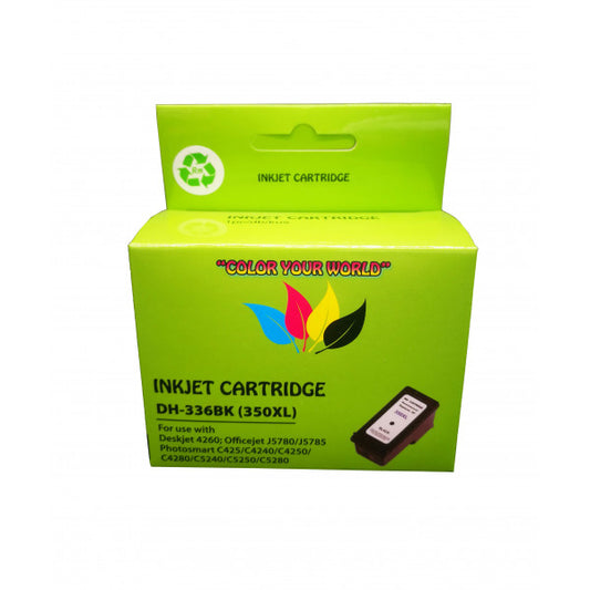 Analoginė kasetė HP 350 XL (CB336EE) BK Green box