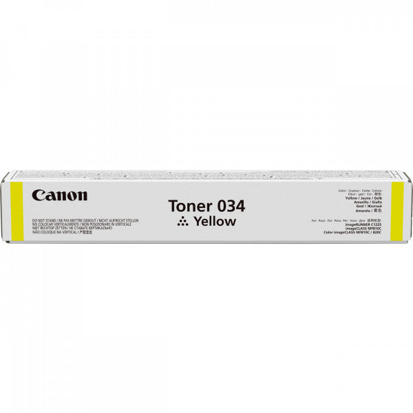 OEM kasetė Canon 034 Yellow (9451B001)