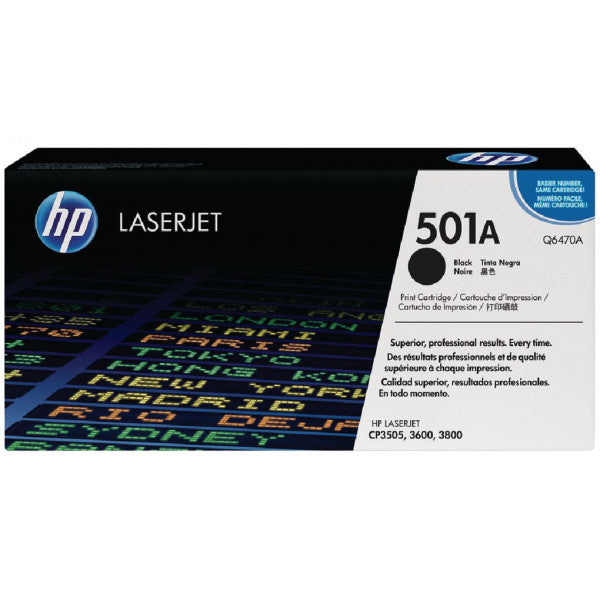 OEM kasetė HP No.501A Black (Q6470A)