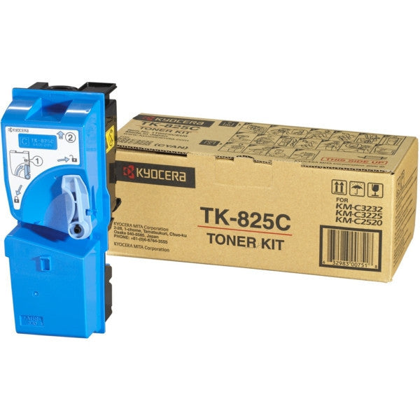 OEM kasetė Kyocera TK-825 Cyan (1T02FZCEU0)