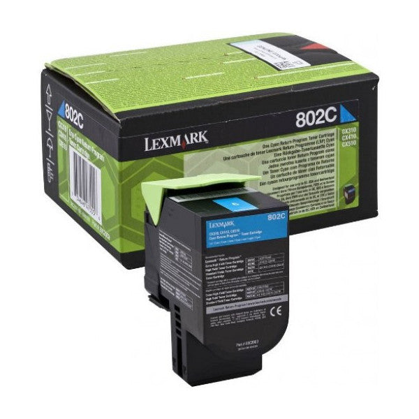OEM kasetė Lexmark 802 (CX410de) C