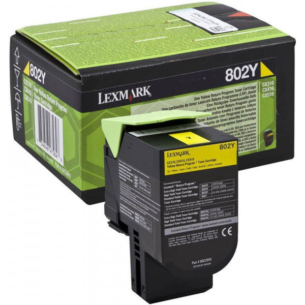 OEM kasetė Lexmark 802 (CX410de) Y