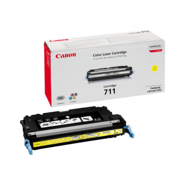 OEM kasetė Canon 711 Yellow 6k (1657B002)