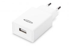 Ednet USB Charging Adaptor 220V (power outlet), for mobile devices USB 5V, 2.1A, color: white, 31810