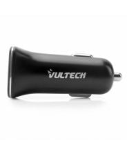 Vultech Car charger 12-24V - USB 5V 2.4A +  Quick Charge  QC 3.0, black, UCG-03