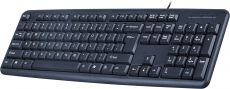 WINSTAR keyboard, slim, silent, LT/EN, USB, black, WS-KB-8502