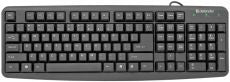 DEFENDER Slim keyboard, US/RUS, USB, KM520Element, 45522