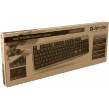 DEFENDER Slim keyboard, US/RUS, USB, KM520Element, 45522