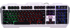 DEFENDER Wired gaming keyboard Metal Hunter GK-140L "rainbow" backlight Key EN/RU,104 keys, 45140