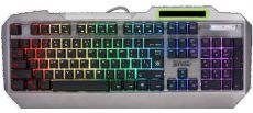 DEFENDER Wired gaming keyboard Stainless GK-150L RGB "rainbow" backlight Key, EN + BONUS inside, 45154