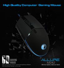 RAZEAK 6D gaming mouse 4800DPI with COLOR effects, braided cable, M242